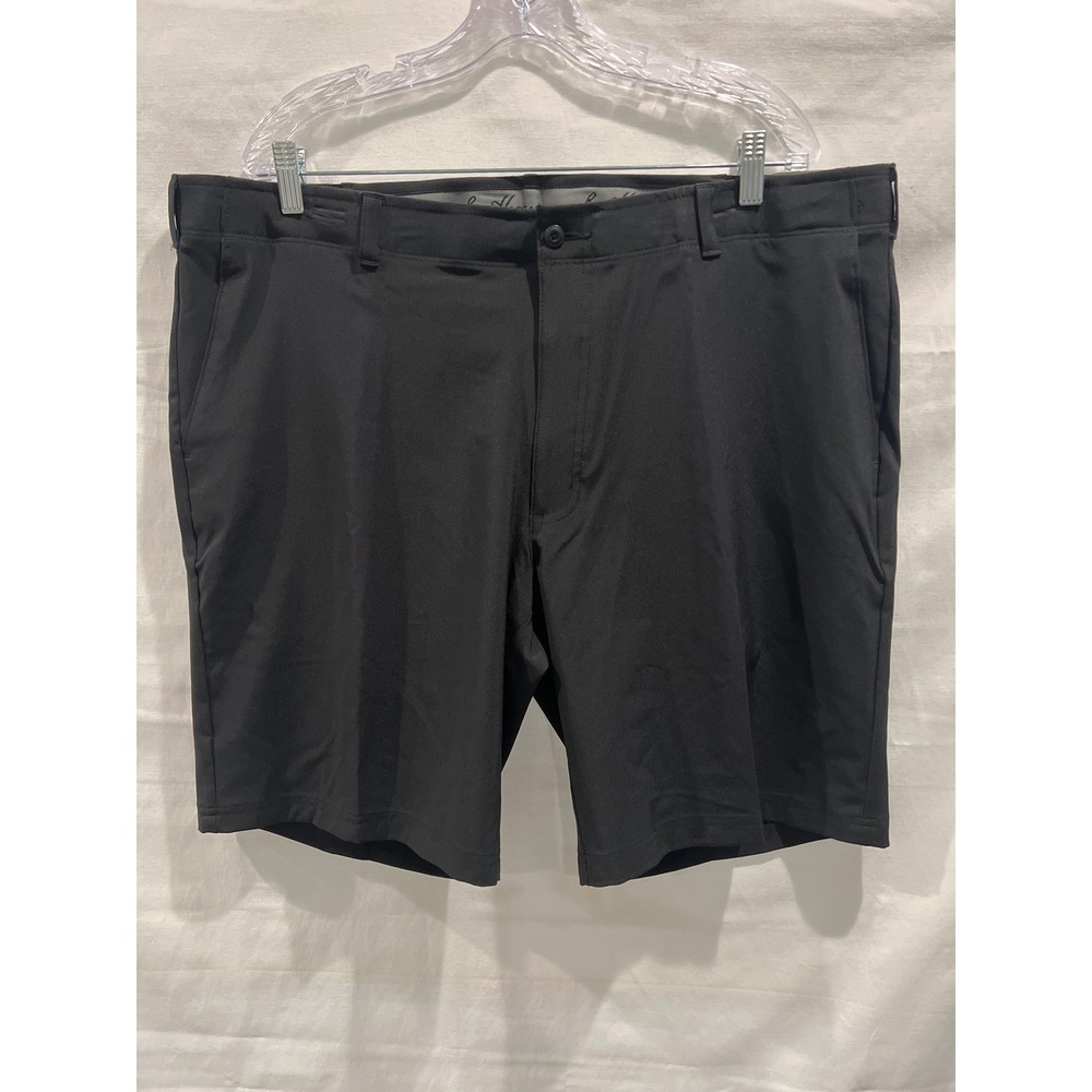 Ben Hogan Performance Mens Golf Shorts Black Caviar Stretch Waistband Sz 42 NEW